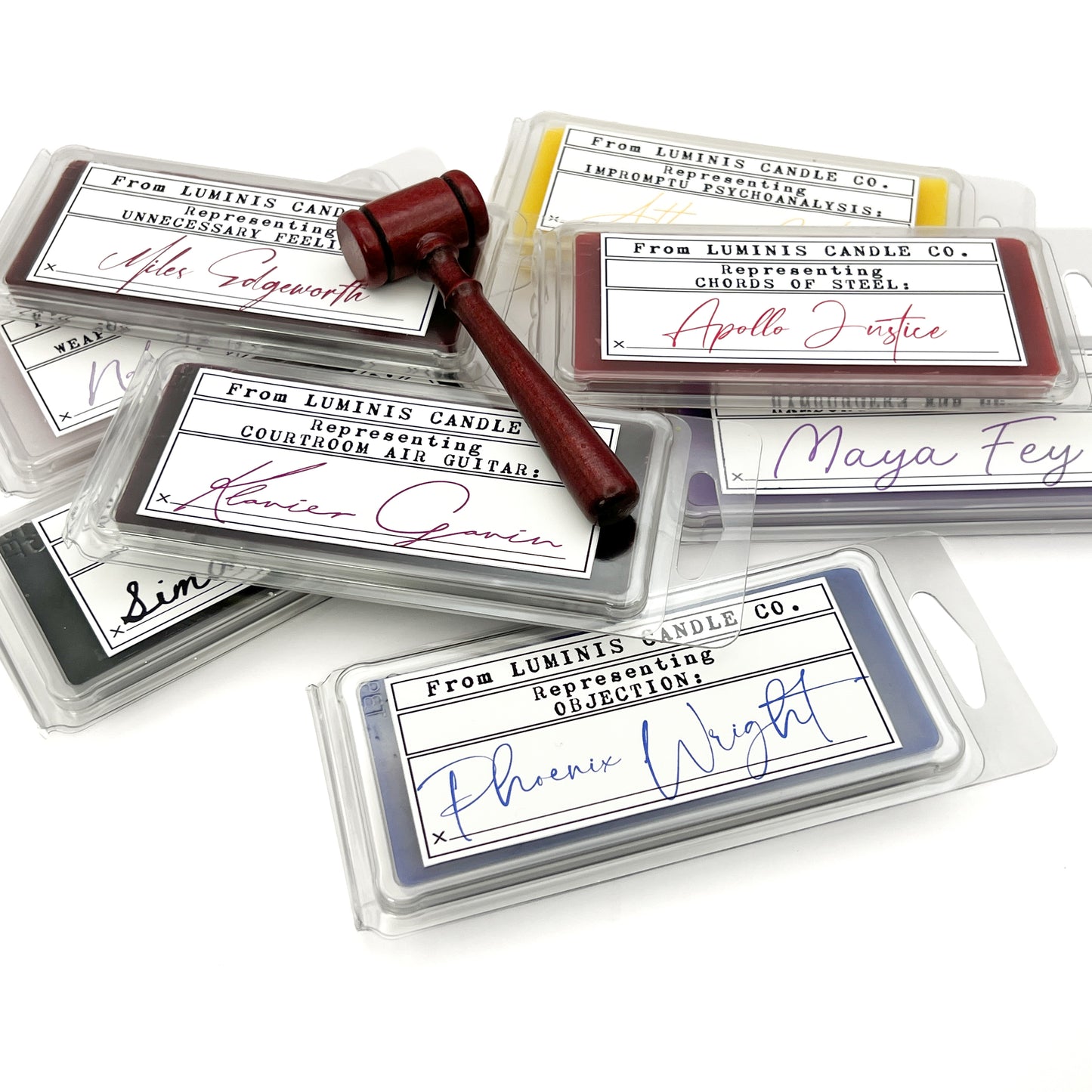 Turnabout: Ace Attorney-Inspired Wax Melts