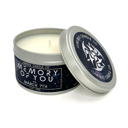 Memory of You: March 7th -- Honkai Star Rail Inspired Candle