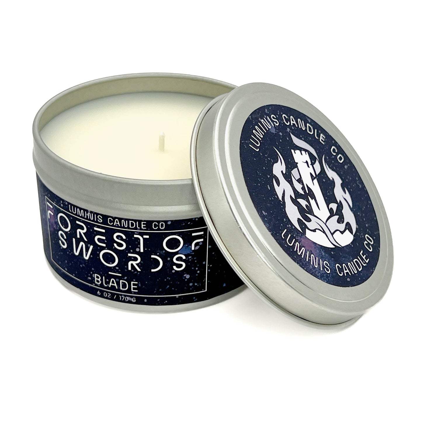 Forest of Swords: Blade -- Honkai Star Rail Inspired Candle