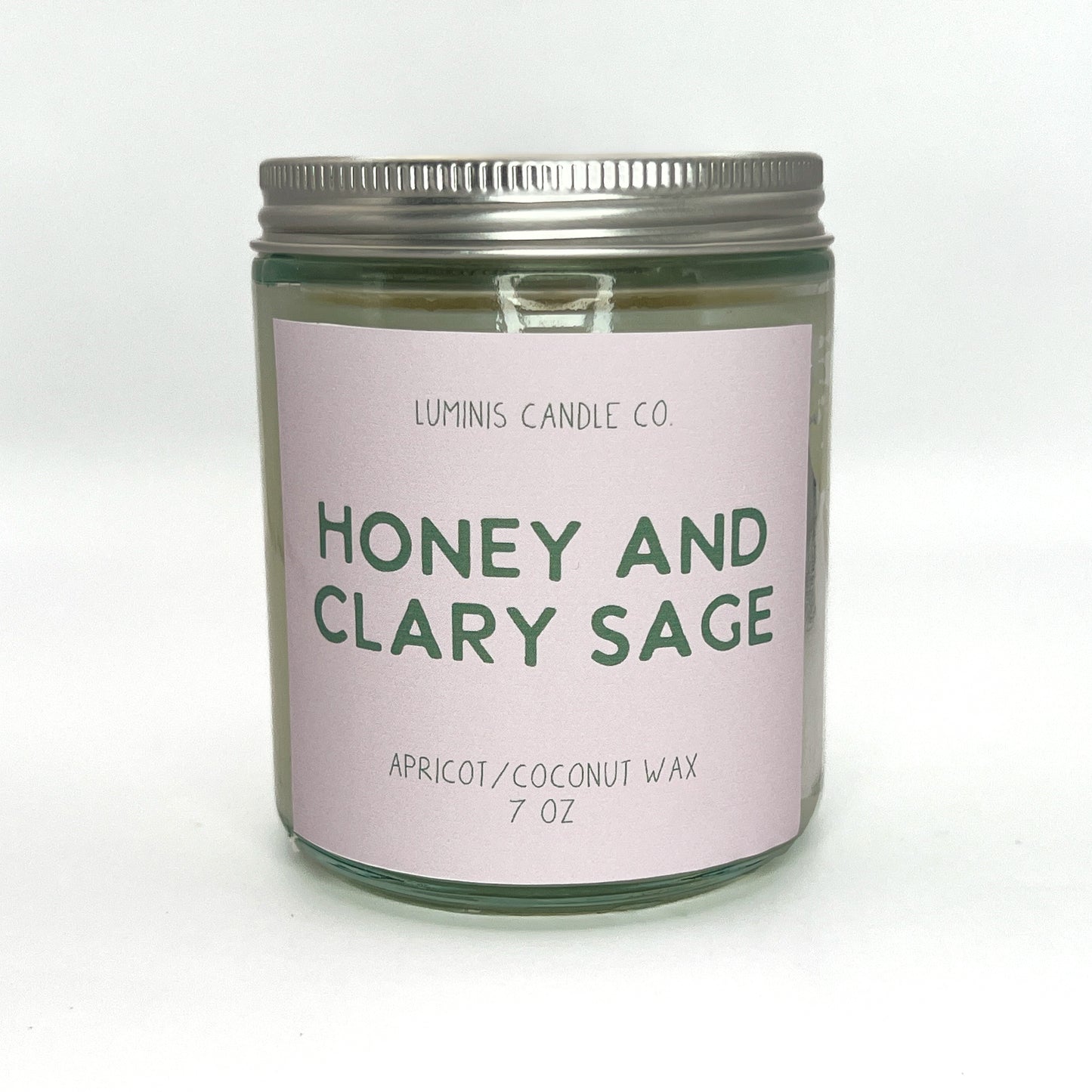 Honey and Clary Sage - 7oz Candle